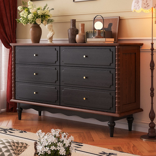 苏娅叙事白蜡木复古实木六斗柜