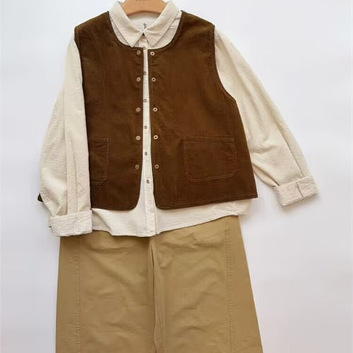 无品牌的单排扣韩版短款