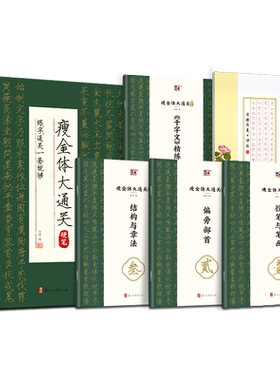 墨点字帖瘦金体字帖硬笔入门字帖成人练字宋徽宗初学者套装教程练瘦金体大通关千字文钢笔临摹书法男女练字帖高中生大学生描红控笔