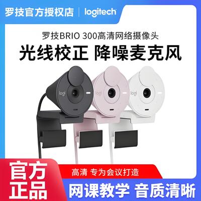 罗技Brio300企业级全高清摄像头