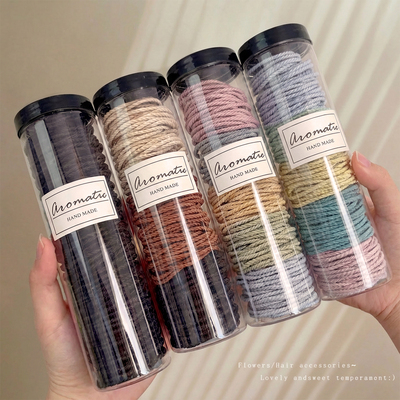 高弹力扎头发橡皮筋女高马尾发绳