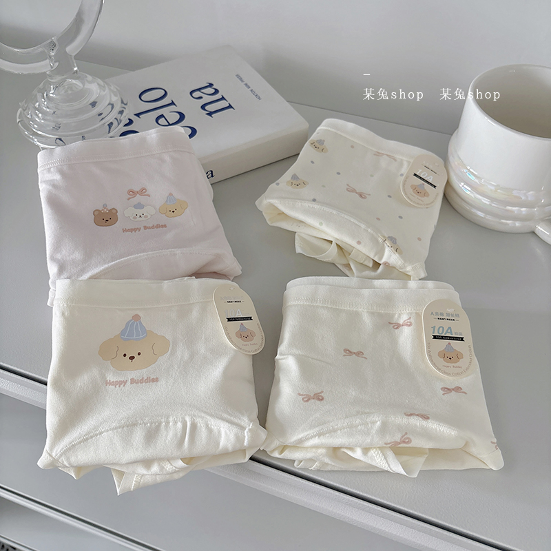 动物派对10A纯棉抑菌全棉少女三角内裤可爱纯欲性感加长裆部透气