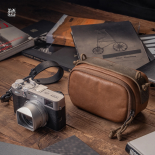 徕卡DLUX8 随身相机包M号 富士X100VI真皮相机包 沃坦 Wotancraft