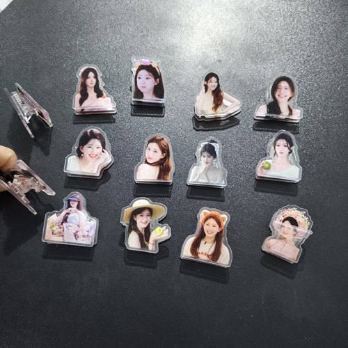 赵露思明星周边夹子PP夹