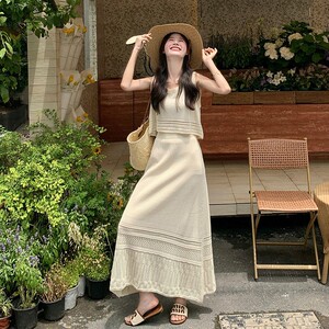 2C270-2839-P160-K238 冰丝针织裙套装图片