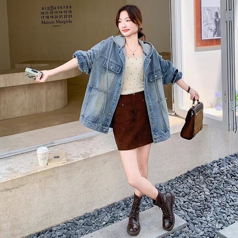 C270-2737-P155-K228牛仔连帽外套,女装短外套,2C270
