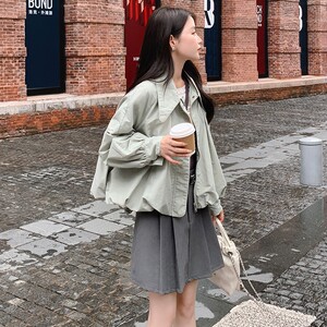 2C270-951-P135-K188 花苞款风衣外套图片