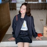 2C270-2877-P185-K268牛仔夹克+裙裤套装，女装短外套，2C270