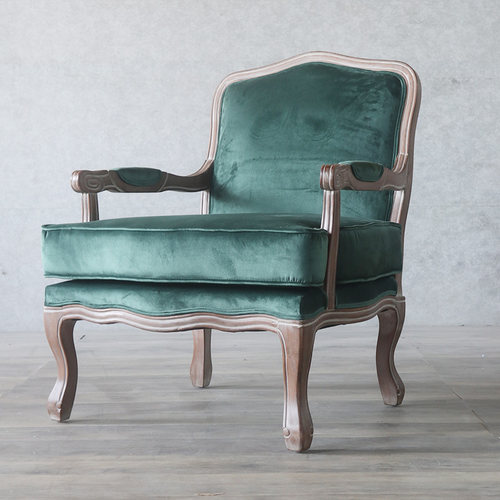 美式法式欧式复古风舒适沙发椅