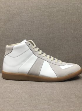 生胶底牛皮德训鞋休闲
