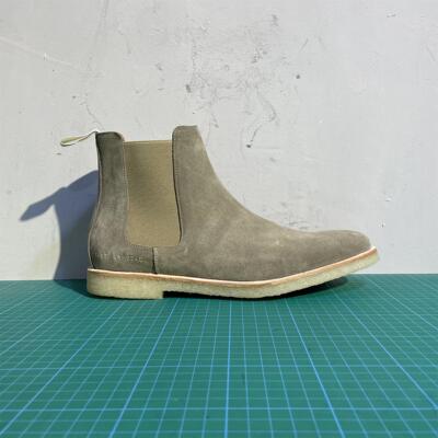 高质丝光牛反绒切尔西靴boots