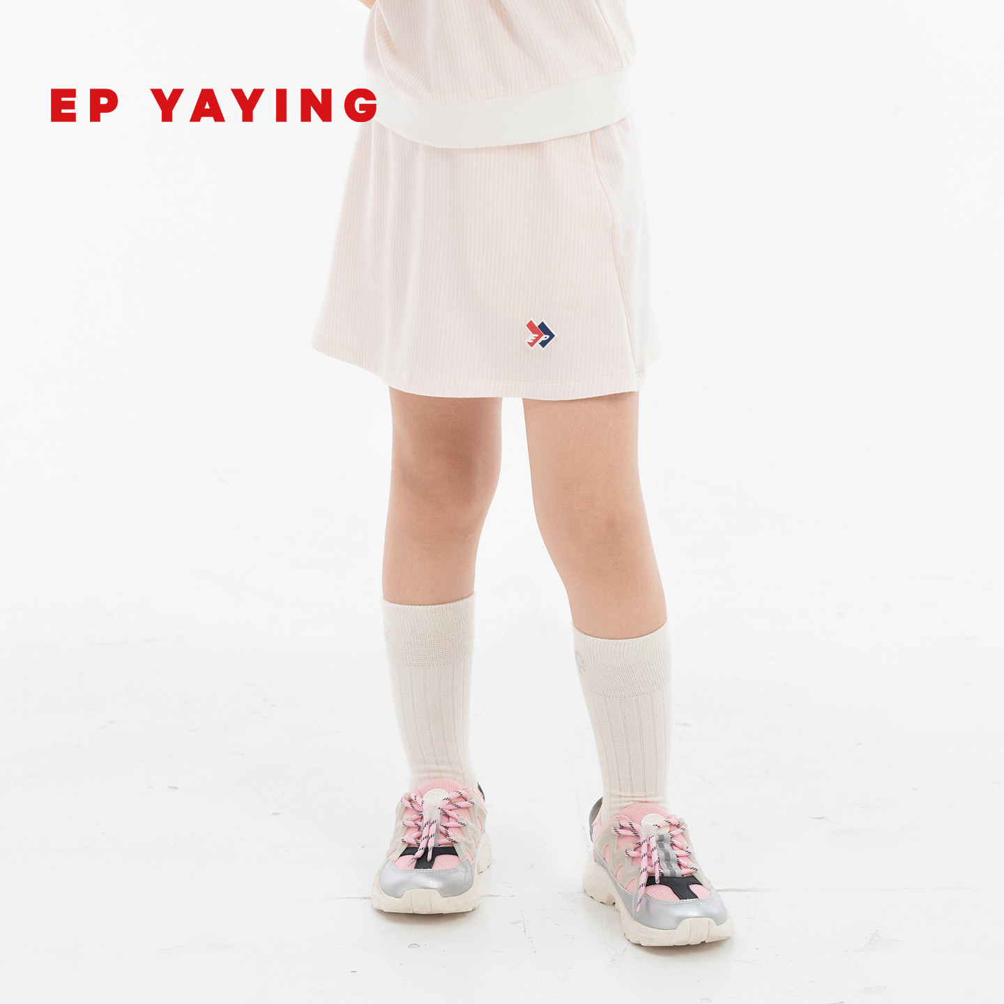【商场同款】EP雅莹童装2026春夏女童新款竖条纹运动休闲短裤裙裤