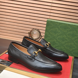 男鞋 舒适新款 牛皮牛津鞋 亮面结婚鞋 休闲皮鞋 邦家尼欧洲站真皮单鞋