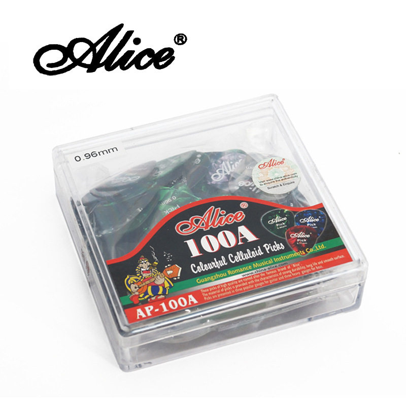 爱丽丝 赛璐珞 盒装拨片 alice吉他拨片 送盒 pick