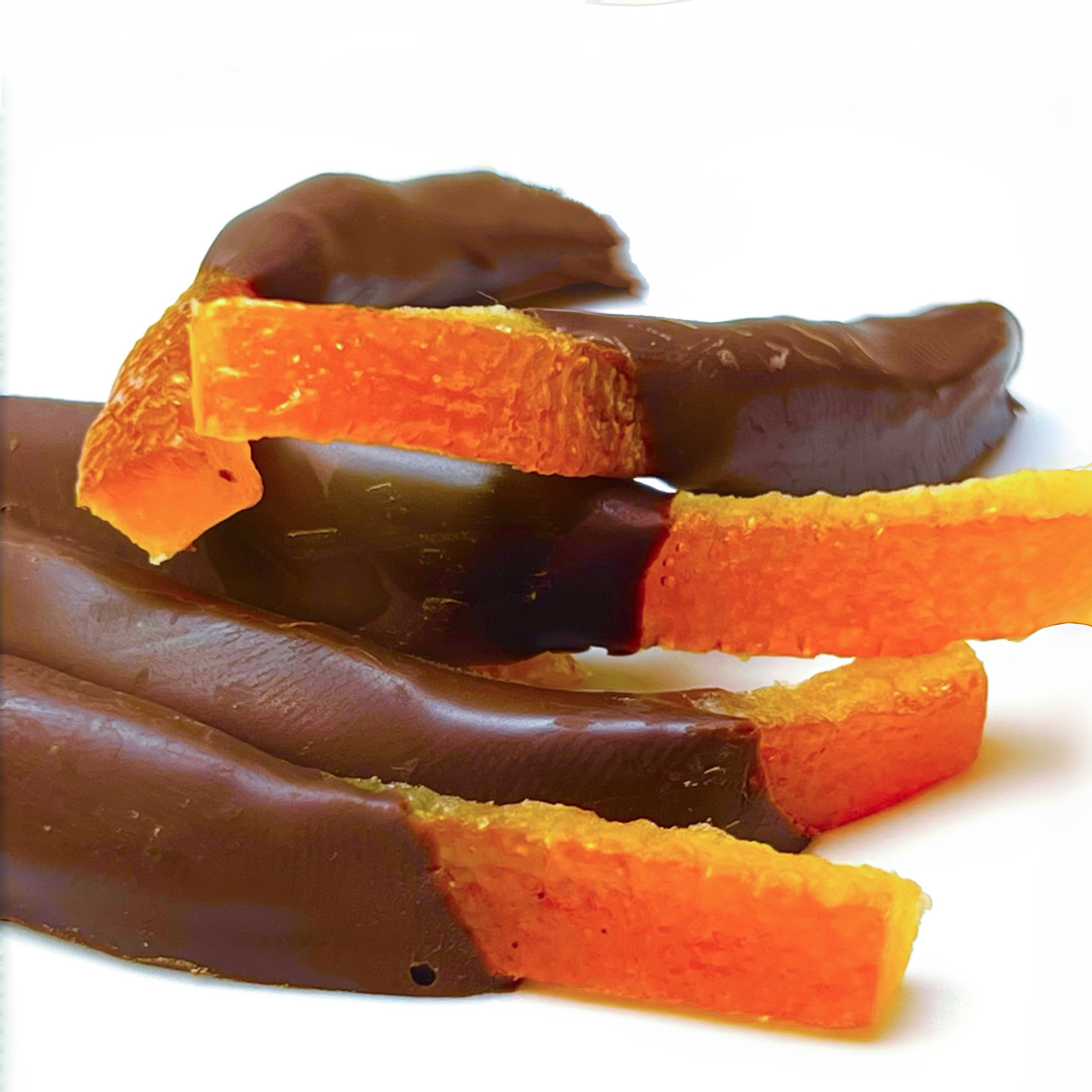 比利时原材黑巧克力橙皮条酸橘条柠檬皮条清爽滋润浓郁纯可可脂