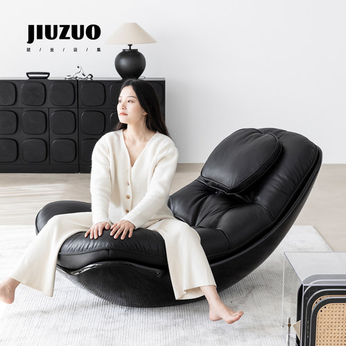 就坐设集黑色蛋壳狗窝玻璃钢躺椅