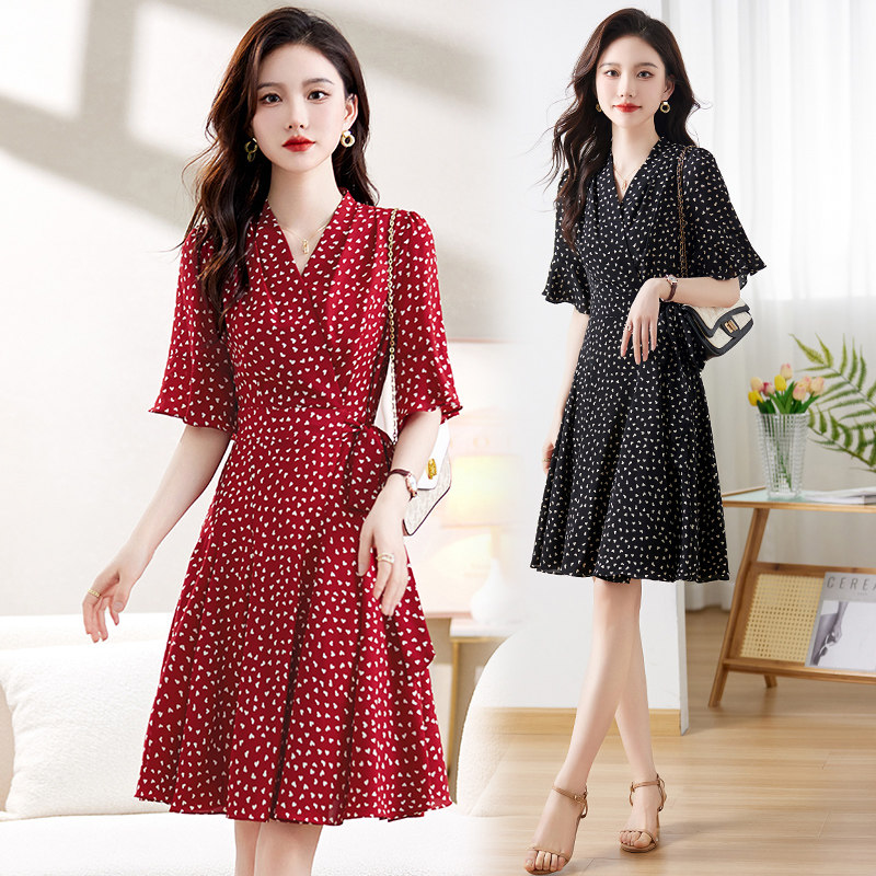 锦鳞香影声雨竹女装官方旗舰店专柜唯品会官网正品牌尤西子连衣裙