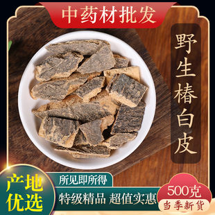 椿根皮中药材500g克野生椿根皮精选 臭椿树根皮正品新货椿白皮