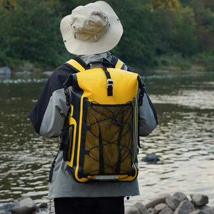 新款 露营徒步登山探险户外防水双肩背包旅行溯溪漂流大容量收纳袋