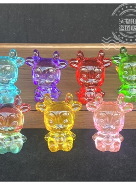 【水晶小鹿摆件】 小鹿麋鹿摆件装饰品吉祥物 生日礼物 手伴