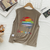 莫代尔儿童t恤男童上衣男孩运动背心篮球休闲 夏季 这件很舒服