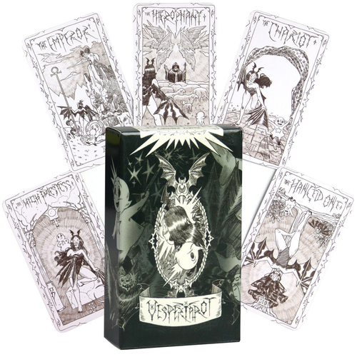 黄昏塔罗牌Vesper 10.3x6cm英文韦特系塔luo牌tarot