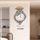 可爱龙猫挂钟客厅2025新款 家用饭厅装 饰钟表创意摇摆静音时钟挂墙