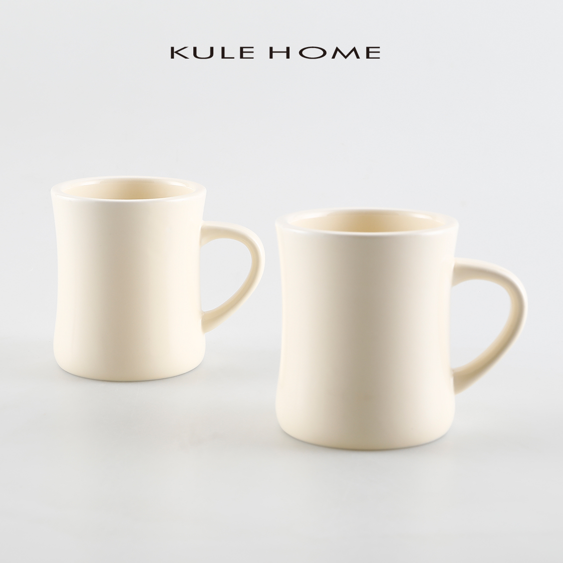 KULEHOME咖啡杯简约杯子陶瓷杯