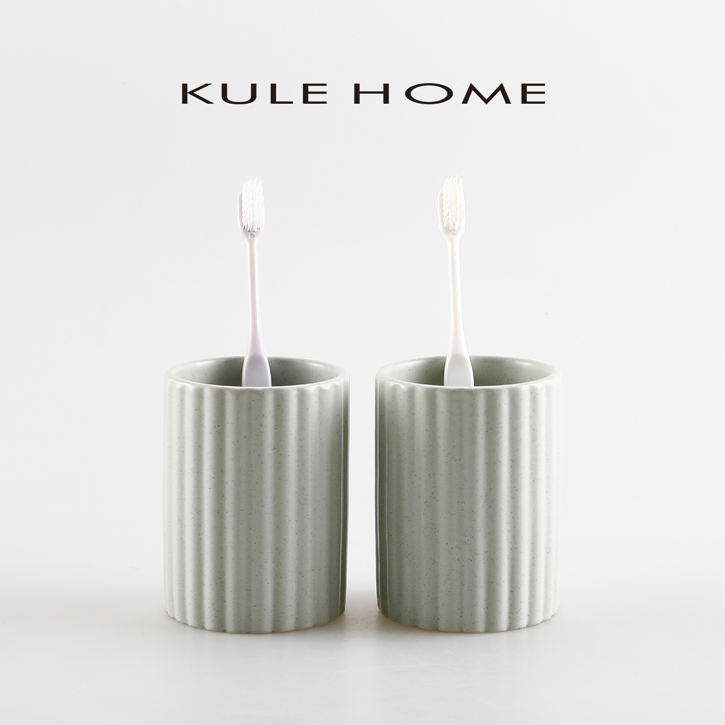 创意陶瓷漱口杯梅花形牙刷杯