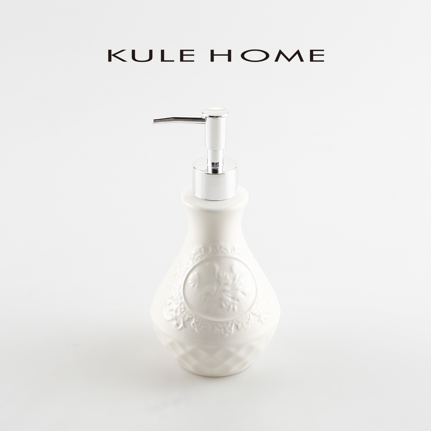 KULE HOME 创意陶瓷按压瓶酒店民宿浴室洗手液乳液瓶洗发水分装瓶