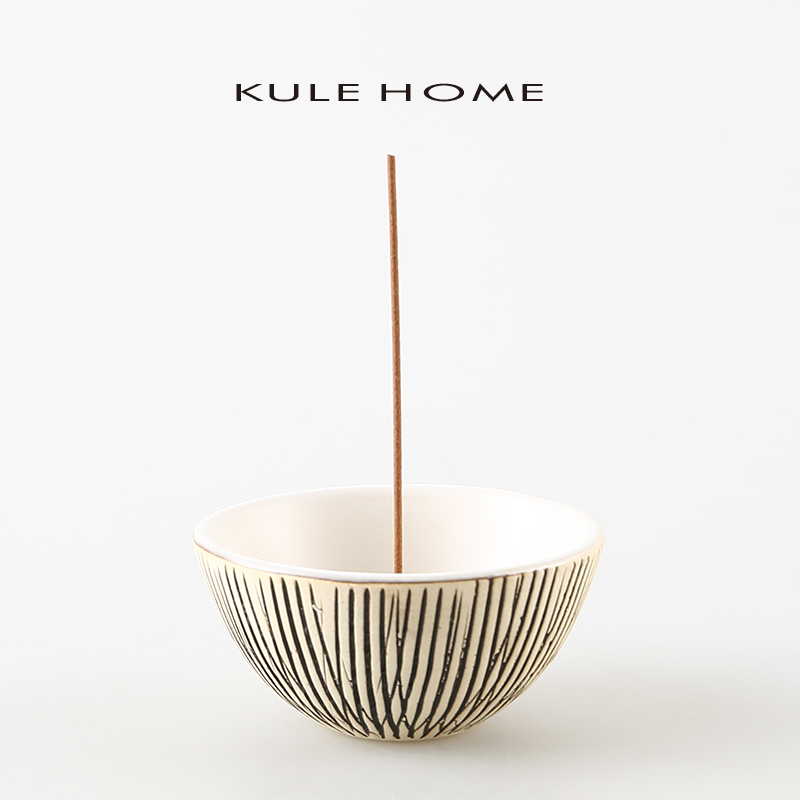 KULEHOME陶瓷线香插家用