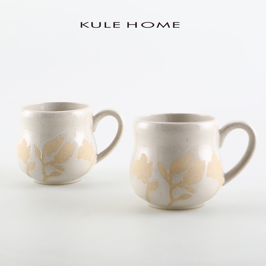 KULE HOME 马克杯子陶瓷咖啡杯早餐网红茶杯情侣喝水瓷杯男女水杯