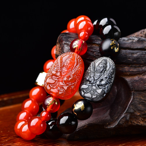 属虎本命佛守护神手链2026年生肖虎虚空藏菩萨寅亥六局手串