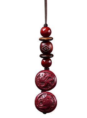 冰种黑曜石佛像生肖兔普萨吊坠