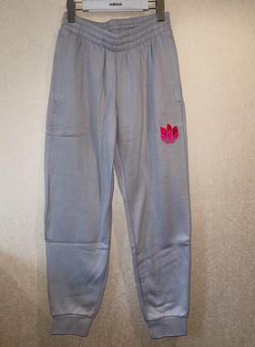 潮包背 现货 Adidas 三叶草 男款运动休闲加绒长裤 GN4305