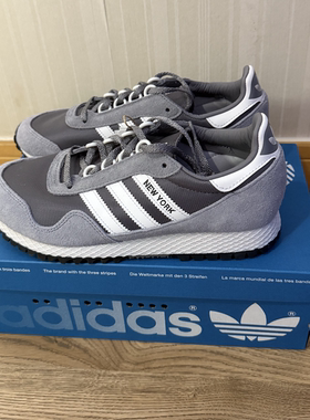 潮包背 现货 Adidas三叶草NEW YORK复古运动休闲鞋 JH9801 JH5113