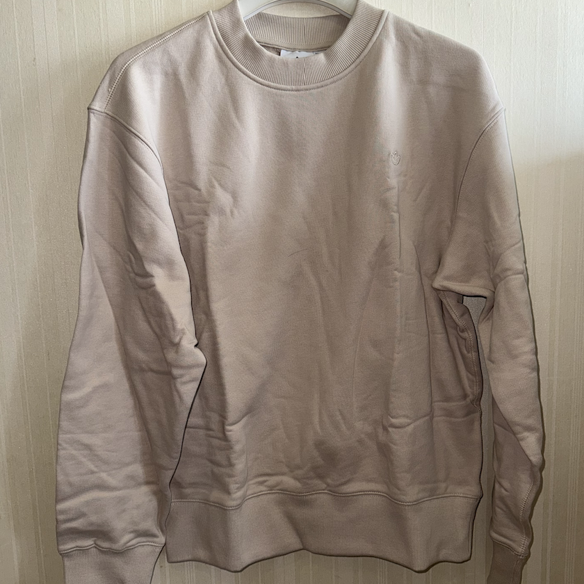 潮包背 现货 Adidas 三叶草男款运动休闲圆领套头卫衣 IR7920