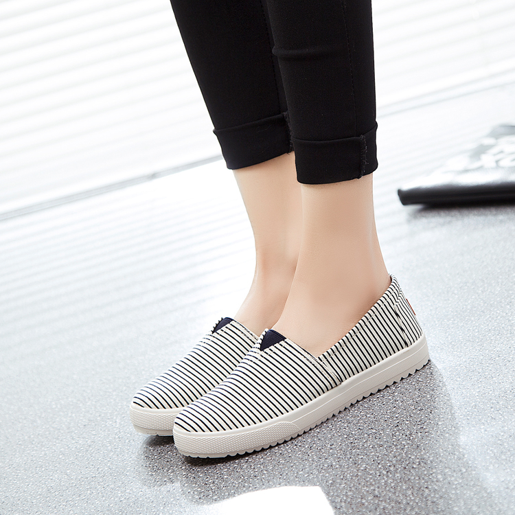 canvas shoe The thickness of the bottom Low side casual shoes Cloth shoes female Autumn Korean Edition Cloth shoes Women's Shoes student Lazy shoes Women's Shoesin the Women's Shoes, Canvas shoes  category - from Buy2taobao.com to provide professional Taobao agent buy service