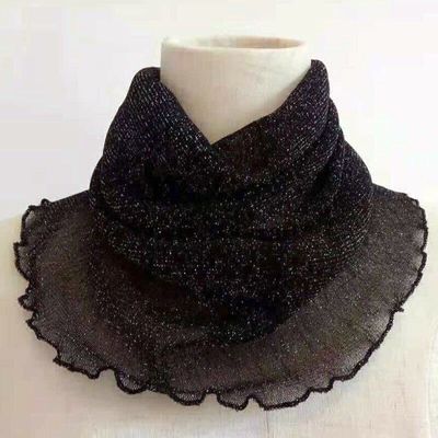 围脖女套头小丝巾护颈椎