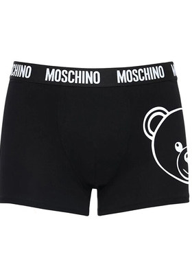 MOSCHINO 莫斯奇诺 男士四角内裤小泰迪熊平角裤短裤 A4723 8112