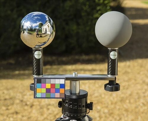 VFX HDRI反射球60-250mm视效影视球制作球18度灰球电影采集拍摄球