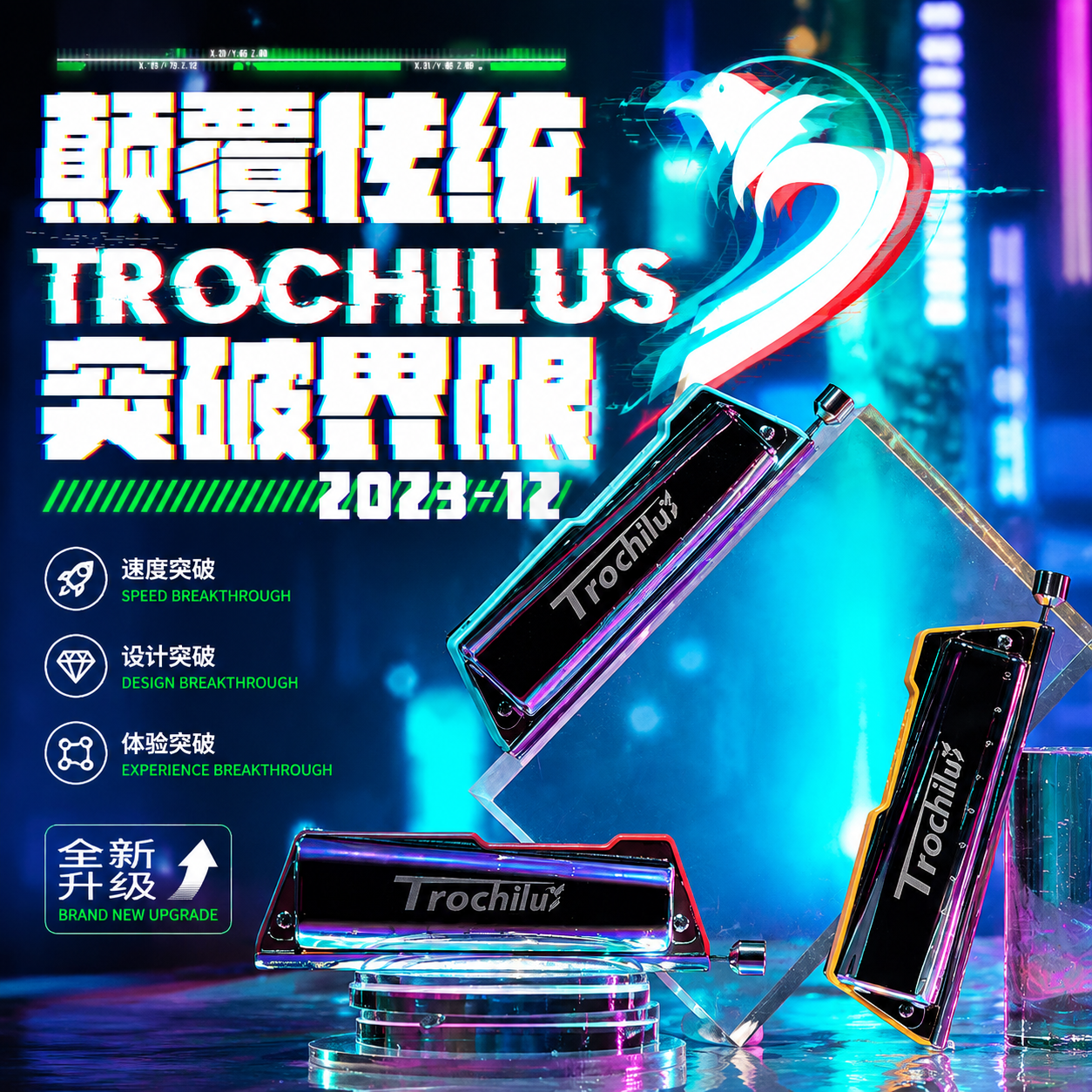 JDR嘉德瑞蜂鸟10孔半音阶口琴布鲁斯十孔C调正品高端专业蓝馍馍