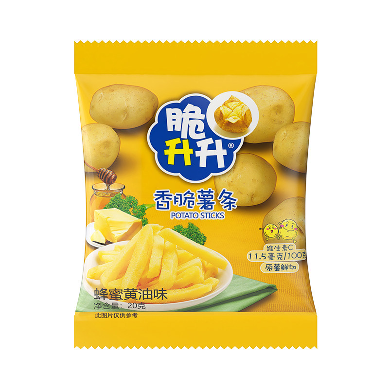 【u先试用】脆升升蜂蜜黄油薯条20g*1包