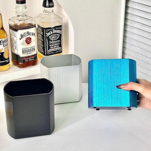 新款烟灰缸不锈钢创意大号个性家用酒店餐厅网吧防摔防风定制LOGO