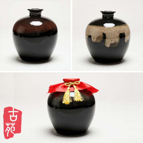 古苑陶瓷3斤装古风白酒黄酒手工
