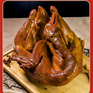 罗桂英三明特色熏味卤味米熏鸭整支1300g-1500g保质期7天