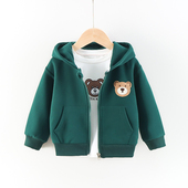 卫衣女宝宝洋气小孩开衫 韩版 外出服潮 儿童外套男童2026新款 春秋季
