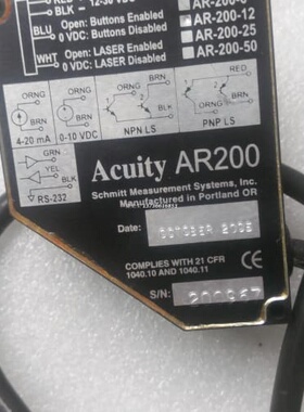 议价Acuity AR200 AR-200-12 实物图