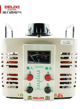 正品德力西TDGC2-3k 单相接触3000VA无极调压器220v 3千瓦0-250v