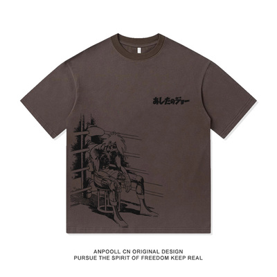 矢吹丈拳击明日之丈短袖T恤男装